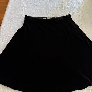 Kenar Studio Black Velet Flare Skirt size 10